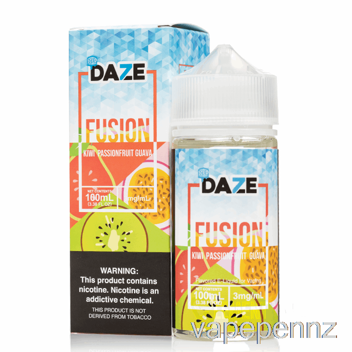 ICED Kiwi Passionfruit Guava - 7 Daze Fusion - 100mL 0mg VAPE NZ